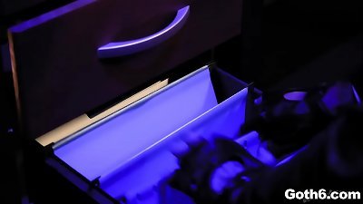 watch these four beautiful goth cheerleaders Kenzie Reeves Kira Noir and Jane Wilde as they go insatiable and shared bone in a foursome screw adventure.