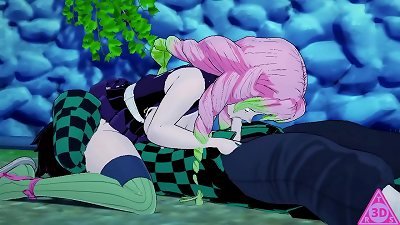 Tanjiro Mitsuri kimetsu no yaiba hentai flicks have hook-up fellatio hand job crazy and jizz flow gameplay pornography uncensored... Thereal3dstories..3