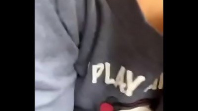 Periscope jugs glides French woman