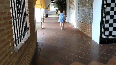 I saw this girl ambling down the street and I followed her. He found me out and I had to pay him money to blow my dick.