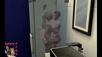 fucked with love in the shower