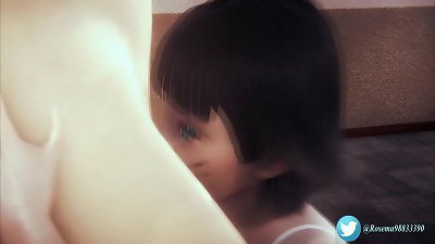 Himawari deep throat an senior man