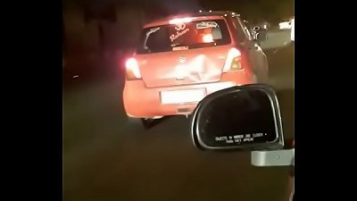 desi bang-out in moving car in India