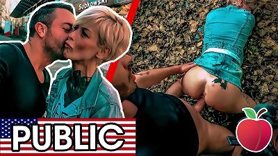 slim milf Vicky Hundt has a need for hard outdoor hook-up & rides his bone behind a gas station! (ENGLISH) Dates66.com