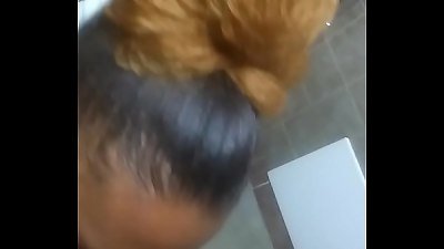 thot with massive lips toppin me at work