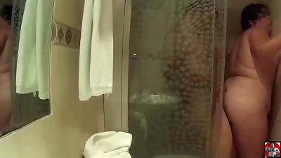 He plows her ass in the shower. Claudia Marie ctdx