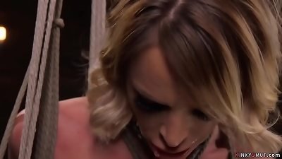 ash-blonde anal played and finger-tickled