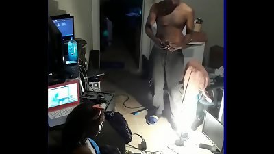 Thot in Texas - bts Caught behind the gigs deep throating chisel Pulling Out fun bags And Getting hi