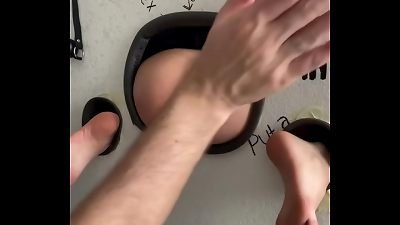 naughty arse in the cinema wc