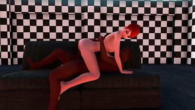 Top six hottest sexual postures normal and assfuck for you and your colleague "ON SOFA" 3-dimensional