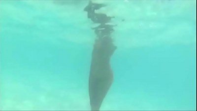 bare nymph on the beach