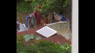 super hot bhabi outdoor douche