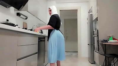 I'm showing my stunning plumper bod to my stepson.