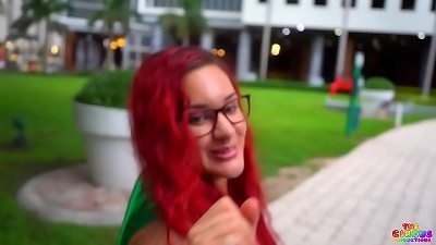 best buddies have a threesome after Halloween soiree