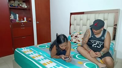 INDIA MORENA asks her stepbrother for a massage and he agrees to touch her delicious glutes - Angelisex19