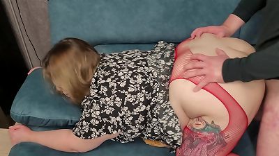 legal year senior bbw blonde's first fuck-fest for watching a movie