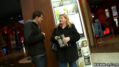 yam-sized boobs blonde lady picked up and plowed from behind