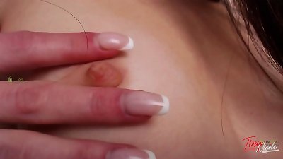 beautiful schoolgirl recorded a home video for her parent