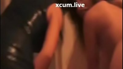 step daddy's gift for Xmas sharing my girlfriend in threesome