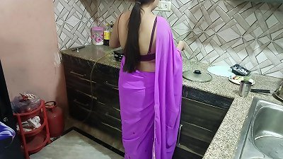 Desi Indian step mother surprise her step son Vivek on his bday dirty chat in hindi voice