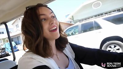 Real teenagers - Colorado teenager Freya Parker Does Her very first porno casting scene