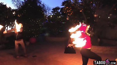 Alison Rey heads between the sheets with milf Siouxsie Q and Michael Vegas